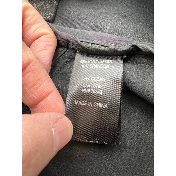 Cynthia Rowley Cardgian Jacket Womens Medium Moto Faux Suede Open Cascade - Picture 7 of 8